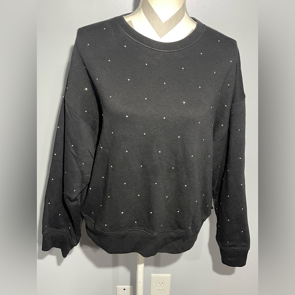 PINK Victoria's Secret Black Sweatshirt